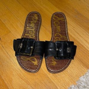 Sam Edelman Granada flat leather sandals